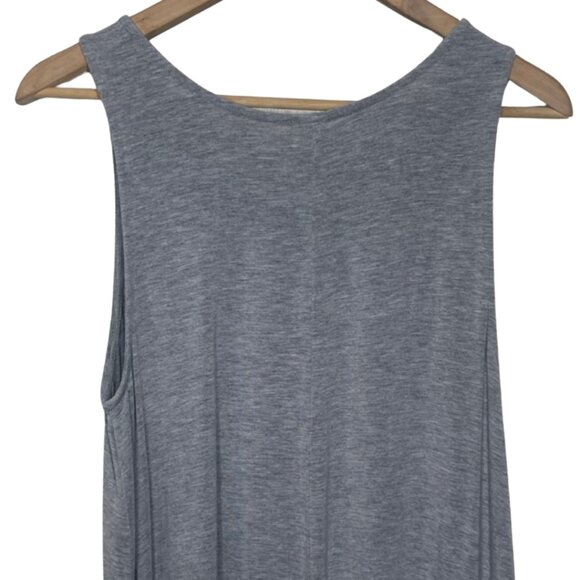OLD NAVY | Gray High Neck Sleeveless Swing Dress | Size L - Picture 4 of 10